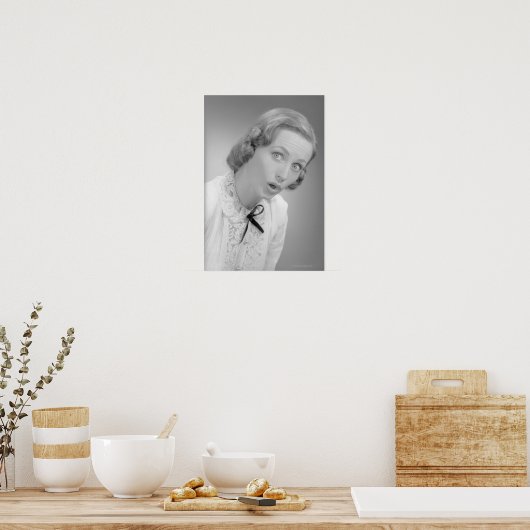 Gesichtsausdrücke Poster (Küche)