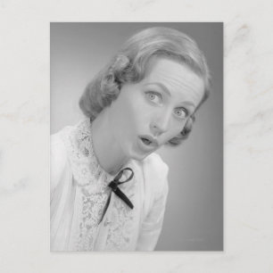 Gesichtsausdrücke Postkarte