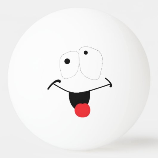 Gesichtsball Tischtennisball (Vorderseite)