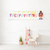 Gesichtsbemalung Gesichtsmaler Künstler Geschäft Banner (InSitu)