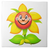 GESICHTSBLUME FLIESE (Vorderseite)
