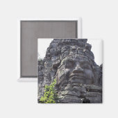 Gesichtsdetails des West Gate-Tower Gopuram), Magnet (Vorderseite/Rückseite)