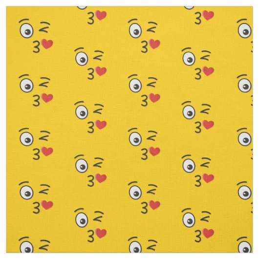 Gesichtserkennung durch Kiss-Fabric Stoff (Muster)