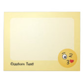 Gesichtserkennung eines Kiss Notepad Notizblock (Vorderseite)