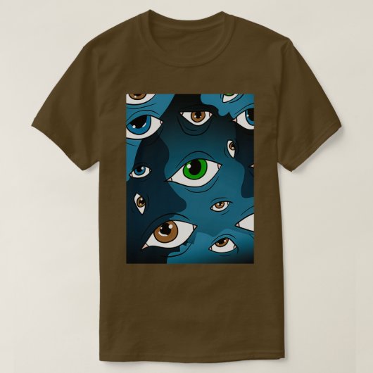 Gesichtserkennungsfohlen T-Shirt (Design vorne)