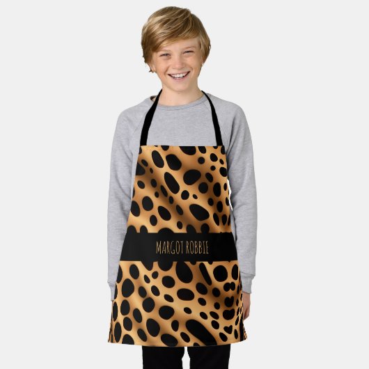 Gesichtshaut Abstrakt Geometrisches Muster Schürze (Getragen)