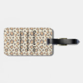 Gesichtshautmuster Gepäckanhänger (Rückseite horizontal)