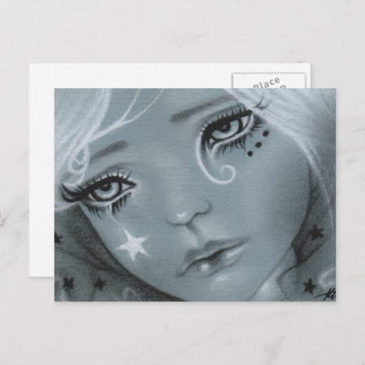 Gesichtskarte Postcard Postkarte (Vorne/Hinten)