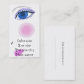 Gesichtskarte Terminkarte (Vorne/Hinten)