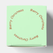 Gesichtskasten - Grafischer Kugelschmuck mit Textk Geschenkschachtel (Oben)