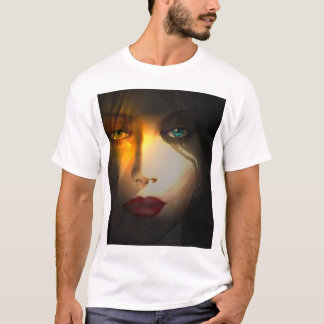 Gesichtskleid der Frau T-Shirt