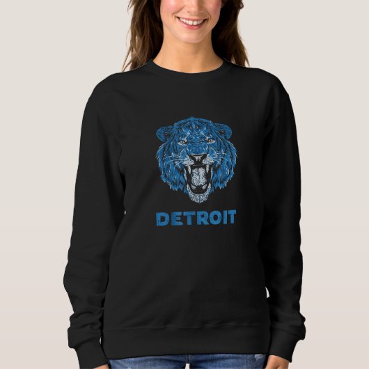 Gesichtskopf Detroit Sweatshirt (Vorderseite)