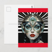 Gesichtskunde Postkarte (Vorne/Hinten)