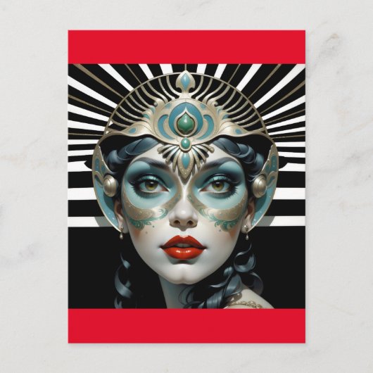 Gesichtskunde Postkarte (Vorderseite)