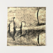 Gesichtskunst Wandteppich (Vorderseite (Horizontal))