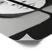 Gesichtskunstposter Poster (Ecke)