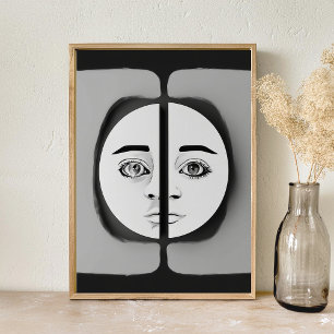 Gesichtskunstposter Poster