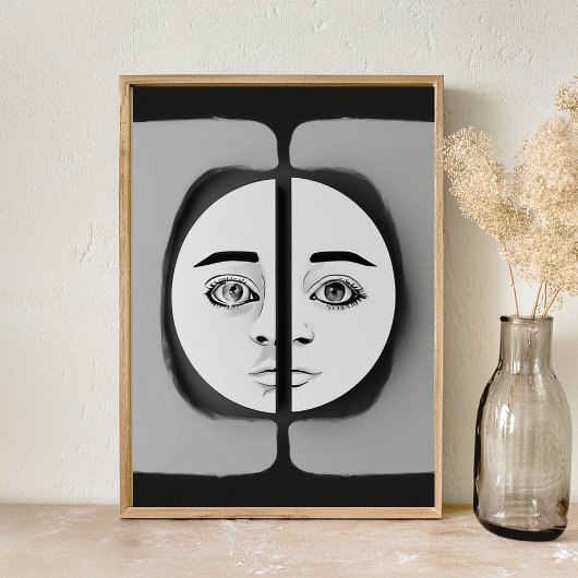 Gesichtskunstposter Poster