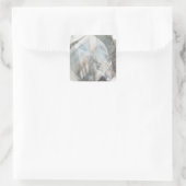 Gesichtslähmung IV Quadratischer Aufkleber (Tasche)