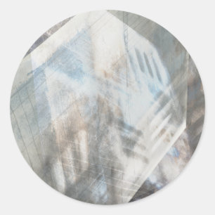 Gesichtslähmung IV Runder Aufkleber