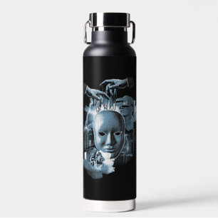 Gesichtslos - Design von Techno-Goth Streetwear Trinkflasche