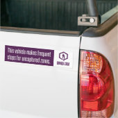 Gesichtslos frequentieren Sie Halt Autoaufkleber (Auf Lkw)