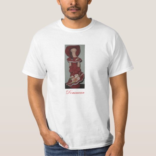 Gesichtslose dominikanische Keramik-Puppe, Muneca T-Shirt (Vorderseite)