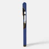 gesichtslose Figur mit gewagter, geometrischer For Case-Mate iPhone Hülle (Rückseite / Links)