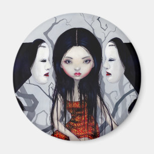 "Gesichtslose Geist-" Magnet