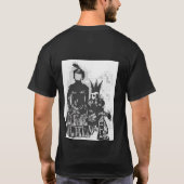 Gesichtslose Goth Frau und PunkGoth T-Shirt (Rückseite)