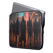 "Gesichtslose Versammlung: Das Kollektiv der passe Laptopschutzhülle (Vorderseite Links)