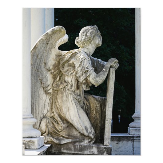 Gesichtsloser Engel Viktorianisch Graveyard Foto P (Vorne)