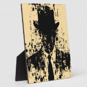 Gesichtsloser Gentleman: Abstrakte Eleganz Fotoplatte (Seite)