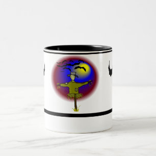 Gesichtsloser Skeletter - Zweifarbige Tasse