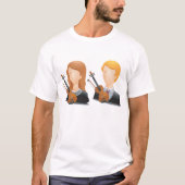 Gesichtsloser Violinist T - Shirt (Vorderseite)