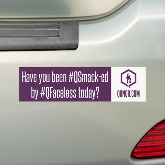 Gesichtsloses QSmack Autoaufkleber (Auf Auto)