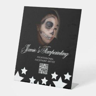 Gesichtsmaler Clown Kinderparty Vermietung Sockelschild
