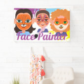 Gesichtsmaler mit skurrilen Ideen Gesichtsbemalung Banner (Insitu)