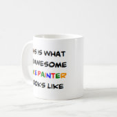 Gesichtsmaler, phantastisch kaffeetasse (Vorderseite Links)