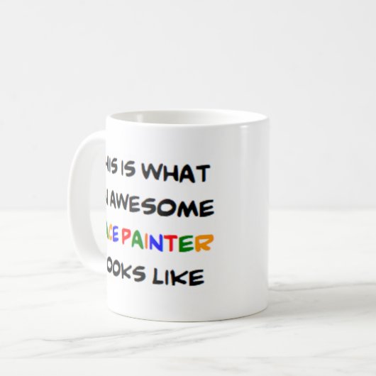 Gesichtsmaler, phantastisch kaffeetasse (Vorderseite Links)