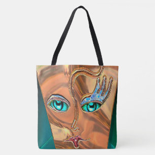 Gesichtsmaltes Girly-Muster Tasche