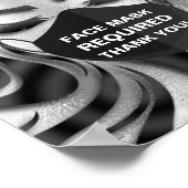 Gesichtsmaske erforderlich Cosmetologe Cosmetologe Poster (Ecke)