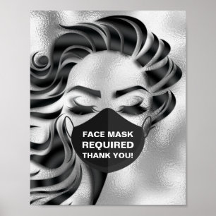 Gesichtsmaske erforderlich Cosmetologe Cosmetologe Poster