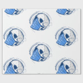 Gesichtsmaske Geschenkpapier (Flach)