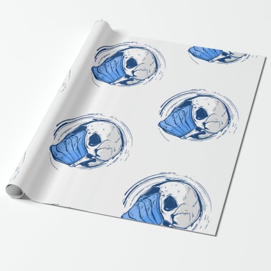 Gesichtsmaske Geschenkpapier (Ungerollt)