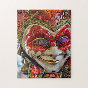 Gesichtsmaske Mardi Gras Louisana. Puzzle