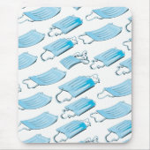 Gesichtsmaske Mousepad (Vorne)