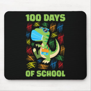 Gesichtsmaske Spaß 100 Tage Schuljungen Mädchen Mousepad