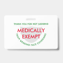 Gesichtsmaske weiß medizinisch ausgenommen ausweis