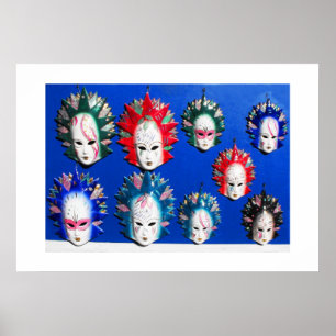 Gesichtsmasken Poster